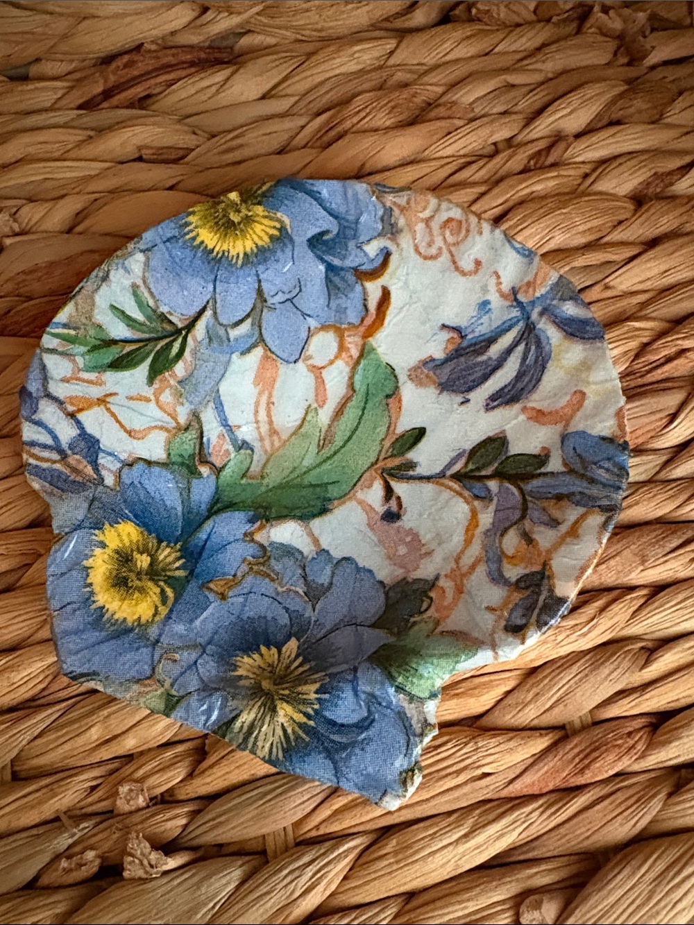 Floral Mixed She’ll Art - Blue and Green Botanical